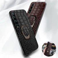 genuine leather magnetic bracket phone case for xiaomi mi 10 pro 9 8 max3 mix3 cover for xiaomi redmi note 8 pro note 7 note 6