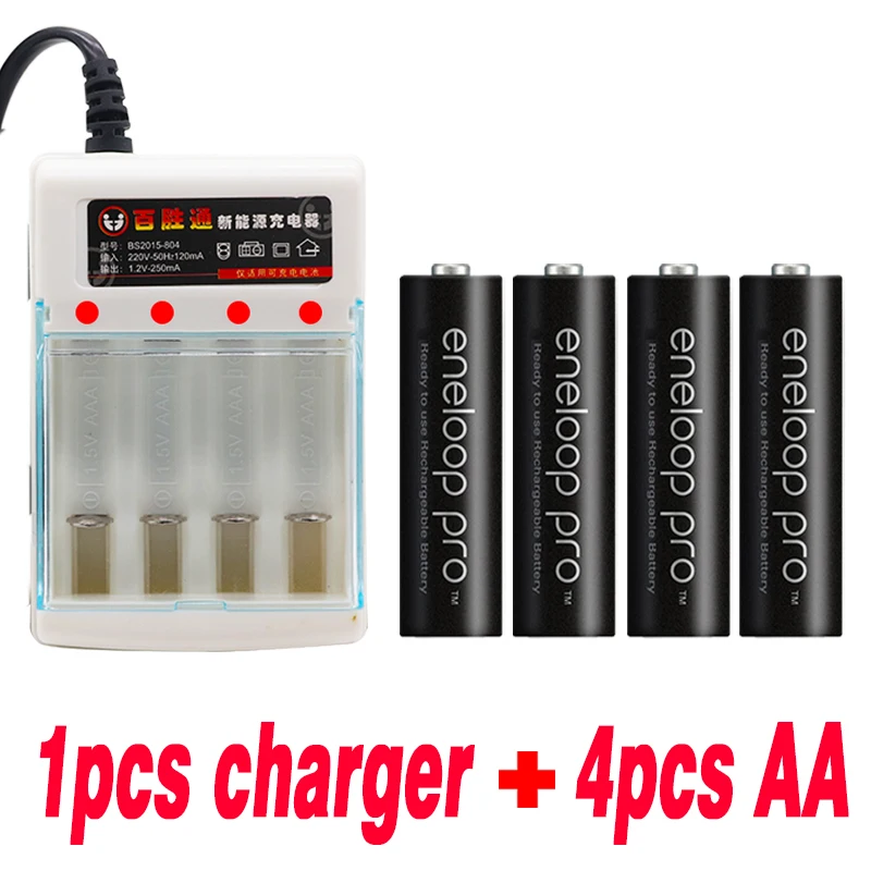 Новая батарея основная Pro AA3800 MAH 1 2 V Ni-MH игрушечная перезаряжаемая с зарядным