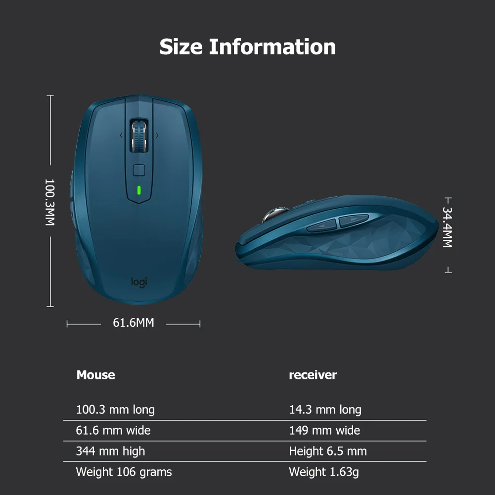 

Logitech MX Master 3/MX Anywhere 2S 2,4G Mx master 2s