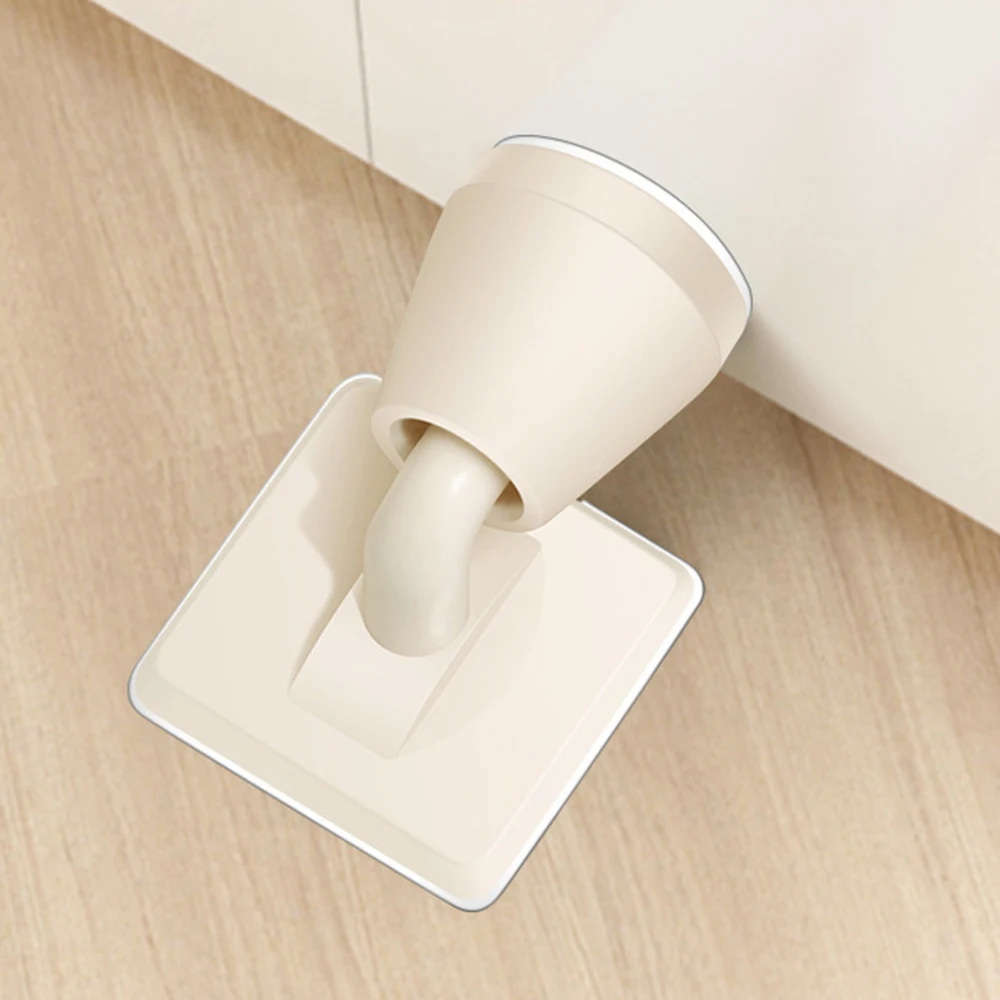 

Mute Nonpunch Silicone Door Stopper Toilet Wall Absorption Door Plug Door Holder Protector Gate Resistance Door Stop Tool