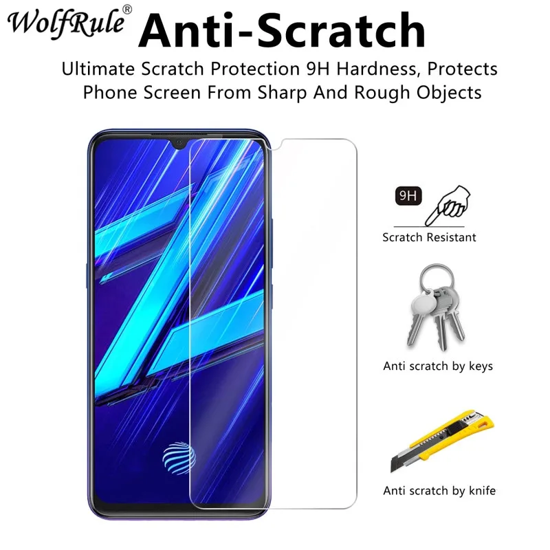 2 piezas de protector de pantalla de vidrio Vivo Z1X pel&iacute;cula protectora ultra delgada para BBK Vivo Z1X vidrio de tel&eacute;fono para Vivo Z1X pel&iacute;cula 6,38"-1