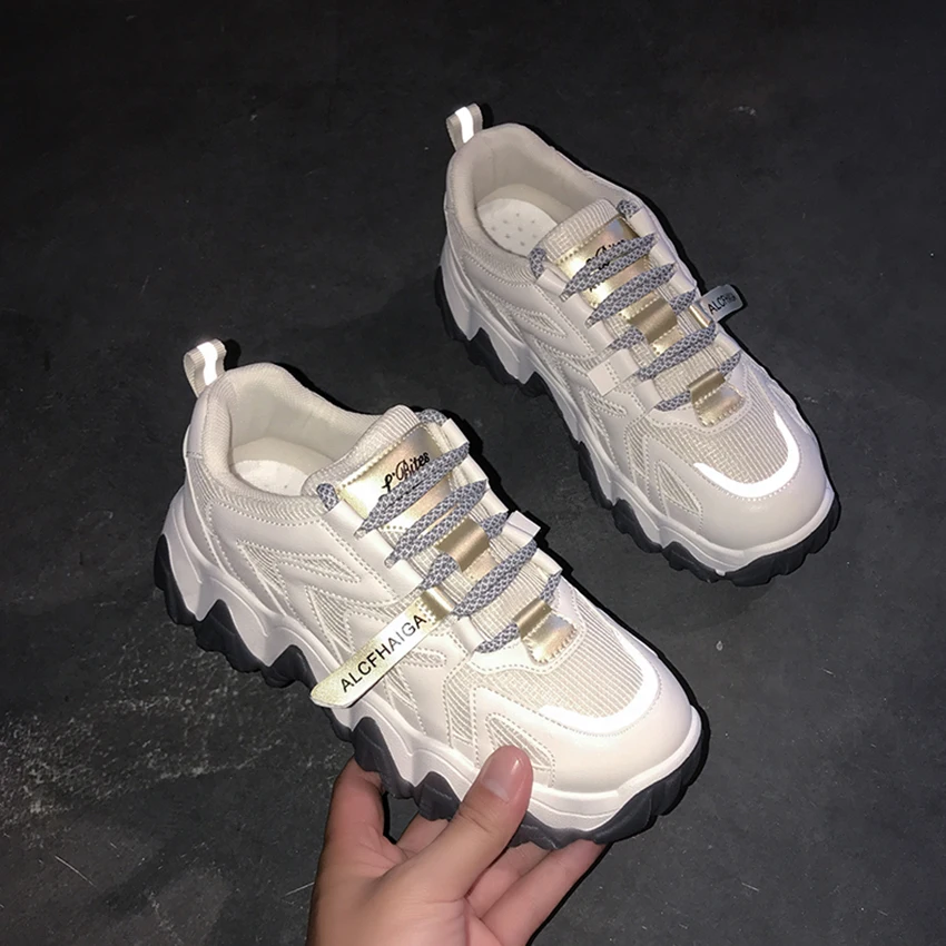 Женские кроссовки на платформе BIMUDUIYU дышащие повседневные для улицы 2020 | Обувь