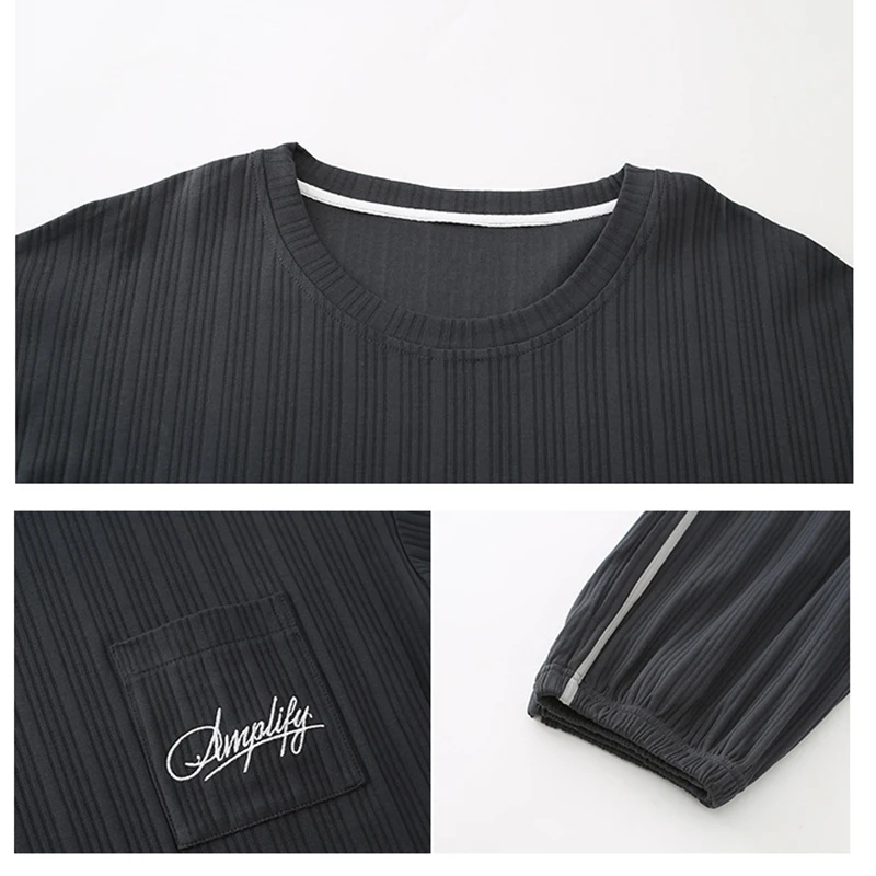 

Pajamas For Man Male Set Pijama Hombre 100% Cotton Sleepwear PJS Man Pyjama Homme Clothes For Home Suit Lounge Set Large Size