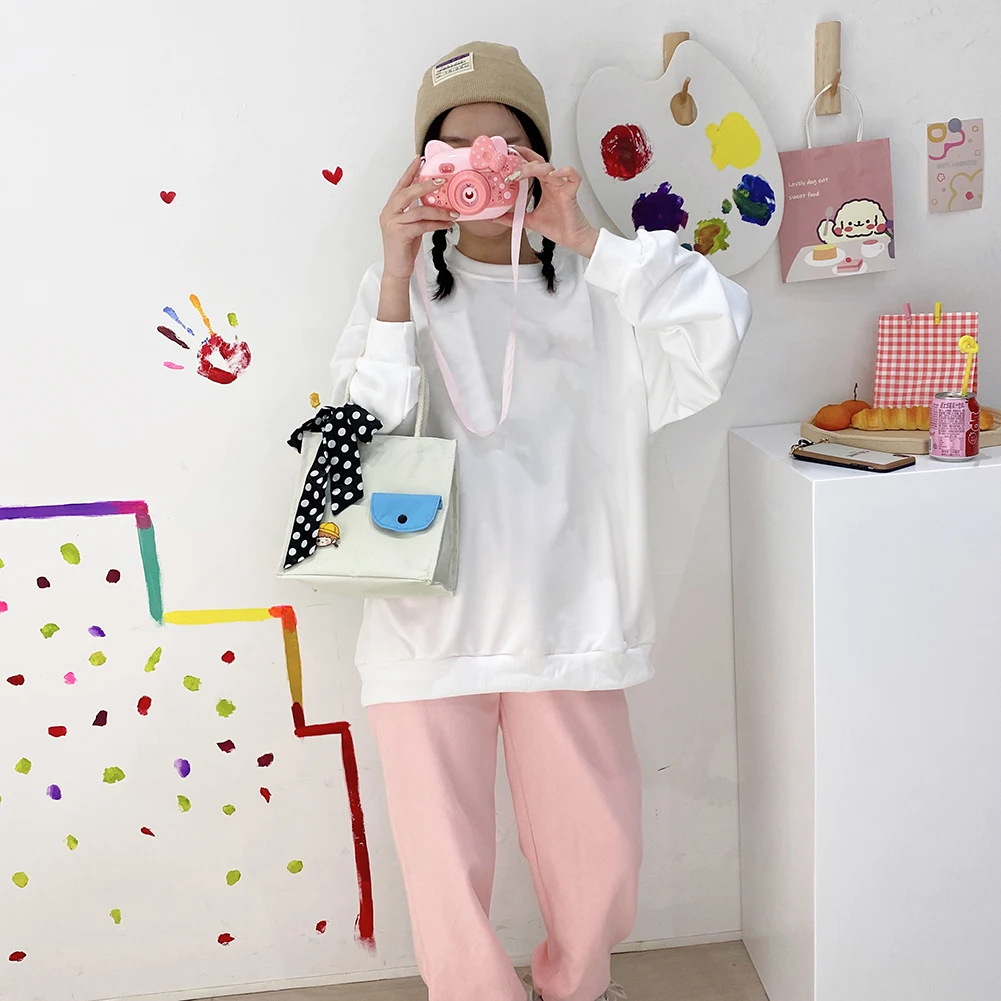 

Модные женские цветные сумки на плечо, Женский Стильный Средний шелковый шарф, сумка из ткани Оксфорд с верхними ручками, простые дорожные с...