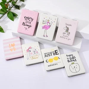 Vicney простой модный простой стиль зеркало для макияжа складное портативное карманное косметическое зеркало для макияжа милое квадратное зеркало для рук для женщин