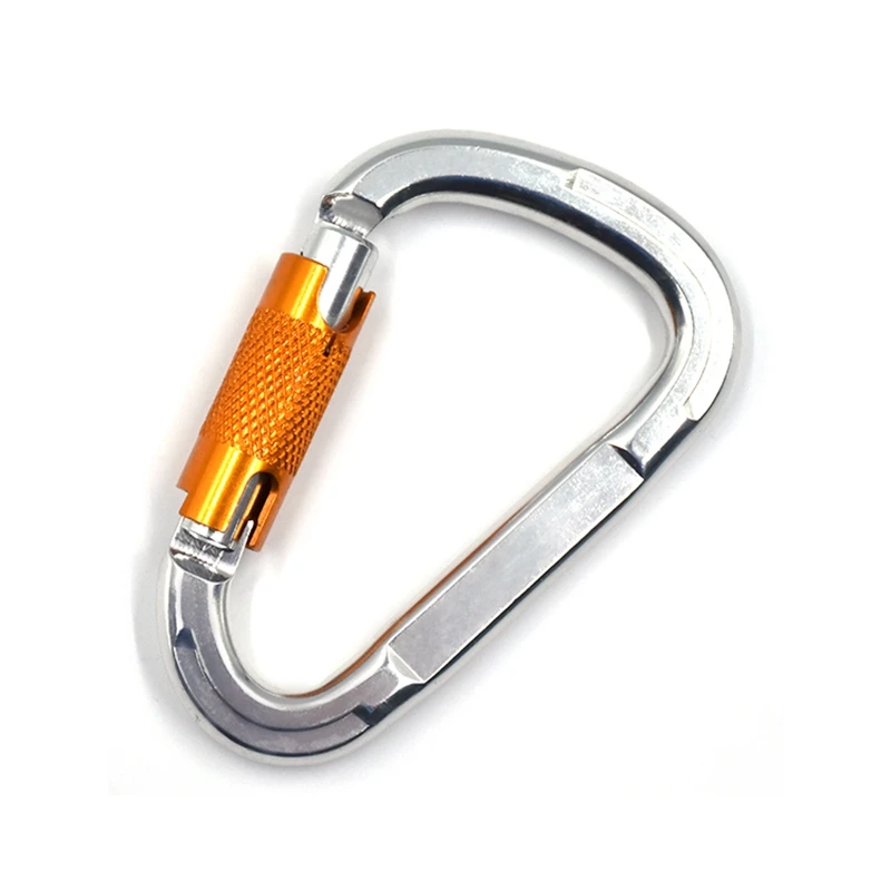 Авиационный алюминиевый карабин Автоматическая блокировка 25KN скалолазание d