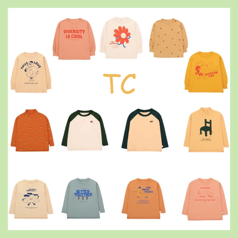 

PER-SALE 2021 TC Toddler Girl Fall Clothes Long Sleeve T-shirts Boys Clothes Fall Boutique Outfits Baby Girl T-shirts
