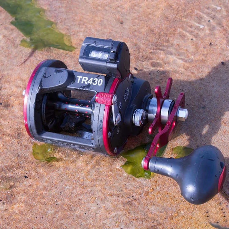 

Катушка для спиннинга TR430, катушка для морской рыбалки с обратным троллингом, 4 подшипника, для рыбалки, стрельбы, дротики, уличная