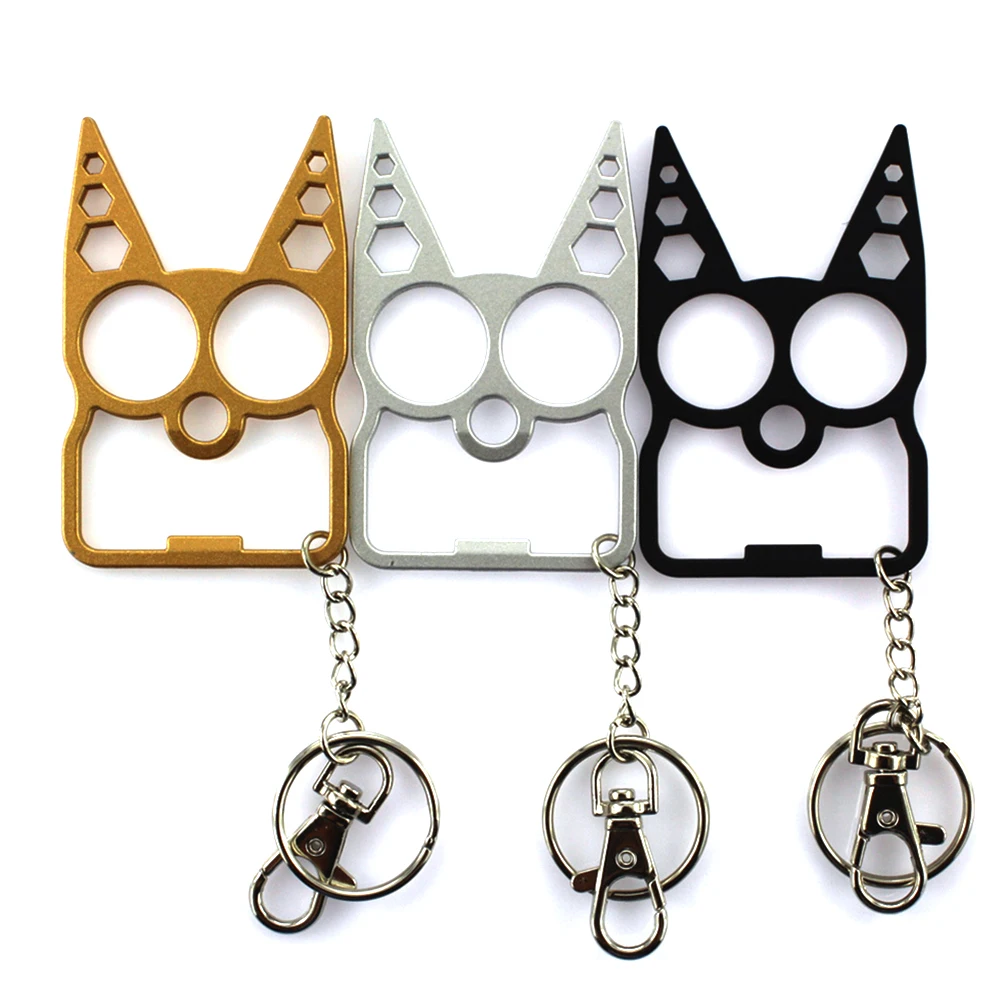 

6 in 1 Multifunctional Zinc Alloy Key Chain for Outdoor Survival Camping Travel Screwdriver Bottle Opener Spanner Gadget