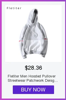 Fletiter толстовки мужские модные тонкие однобортная Толстовка мужской сплошной Цвет с капюшоном спортивный костюм в стиле «хип-хоп» с капюшоном, Сезон: Осень