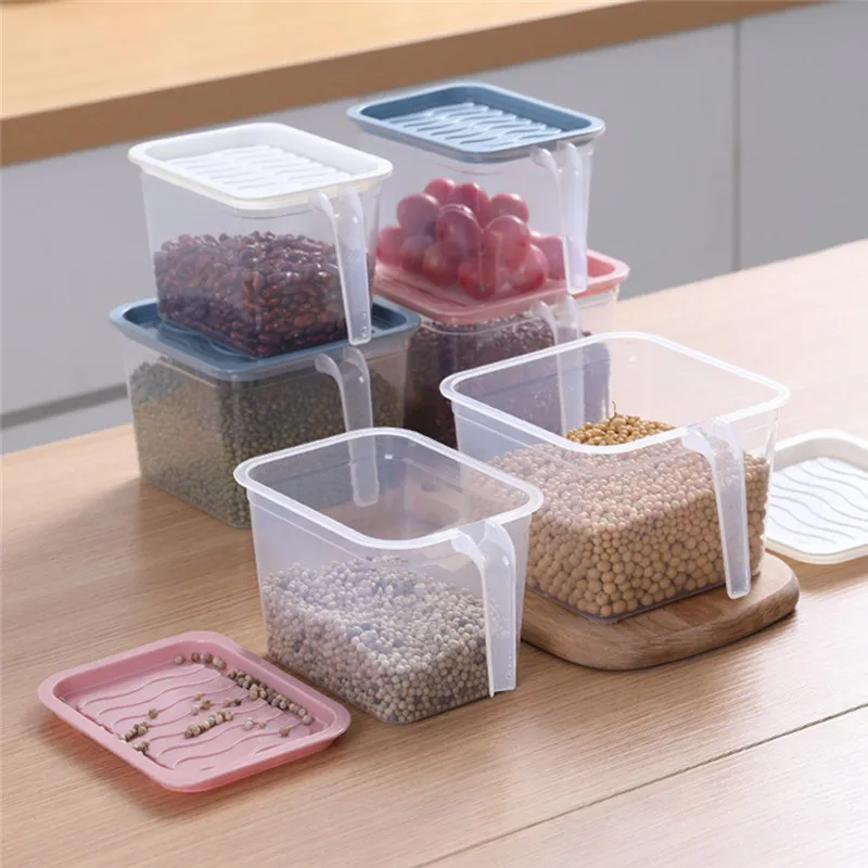 Кухонный ящик для хранения хлопьев коробка кухонный контейнер еды органайзер