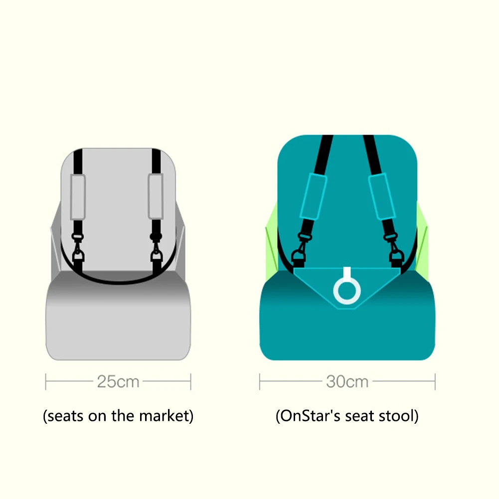 Стул детский складной из ткани Оксфорд с регулируемым ремешком | Мать и ребенок