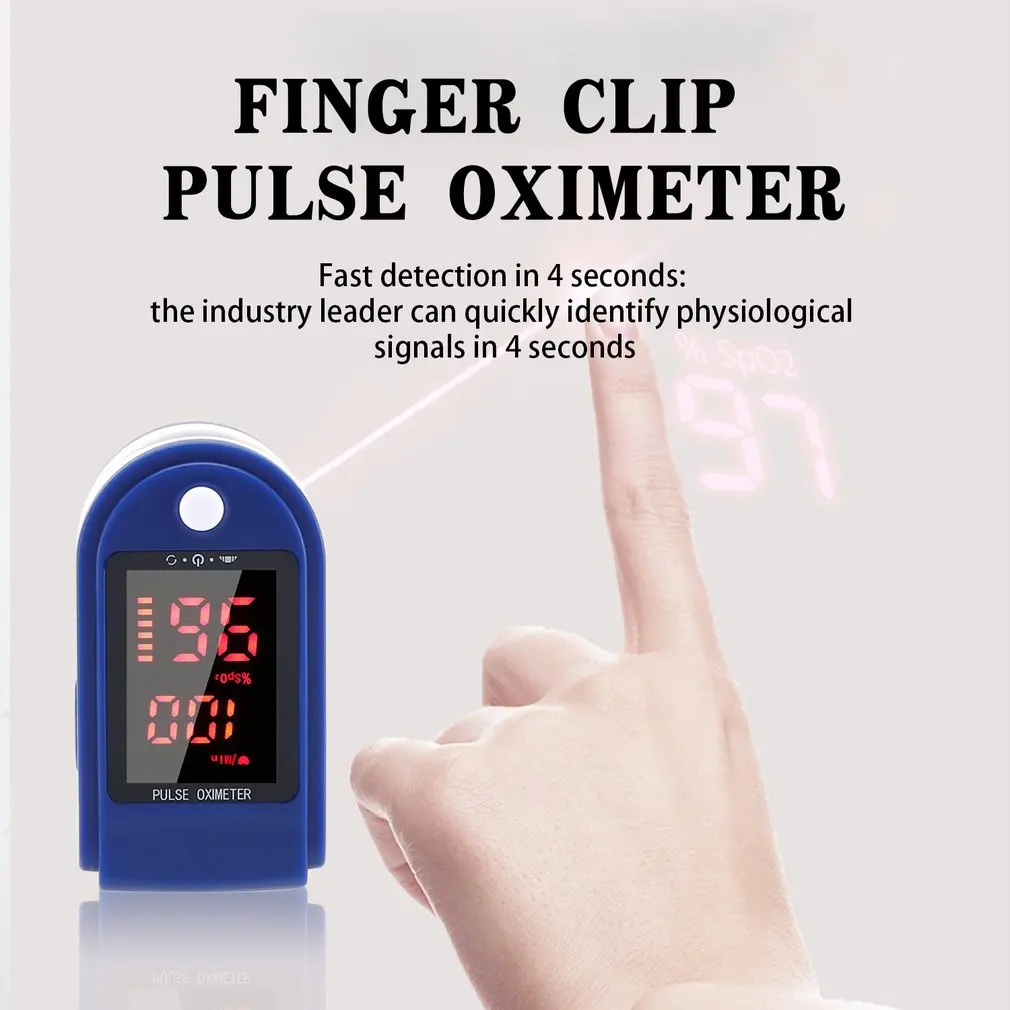 Бытовой мини-оксиметр давления пальца цифровой экран диагностический монитор