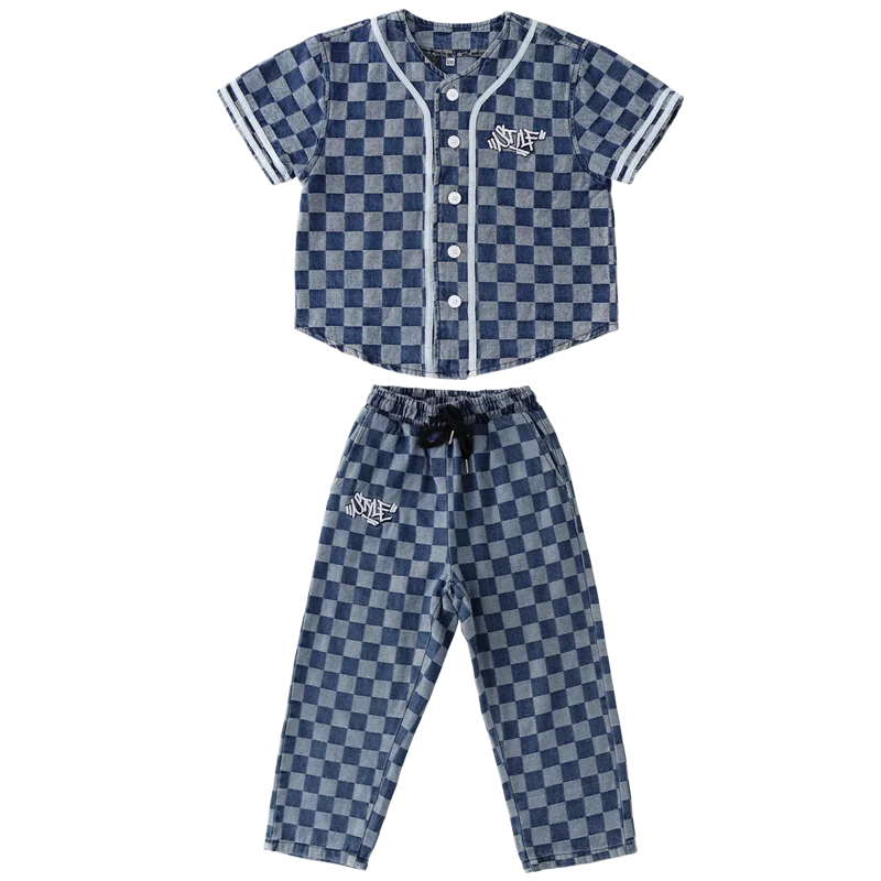 

Kids performance Hip Hop Clothing Casual Outfits Tops Pants Girls Boys Jazz Dance Costumes Ballroom Dancing Clothes stage Wear