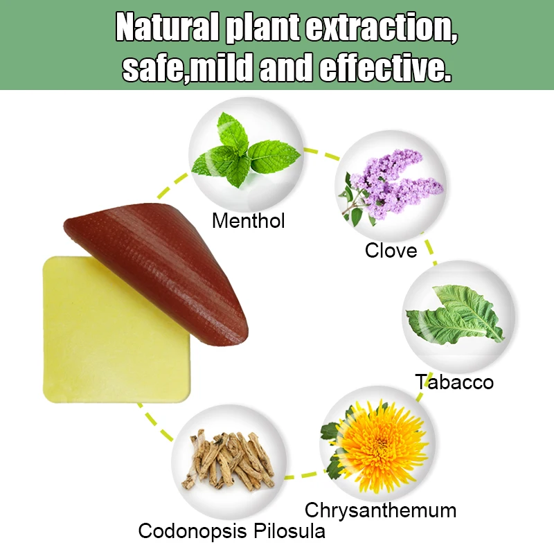 20 штук 100% натуральный ингредиент анти-дым патч единый Quit курения в китайском