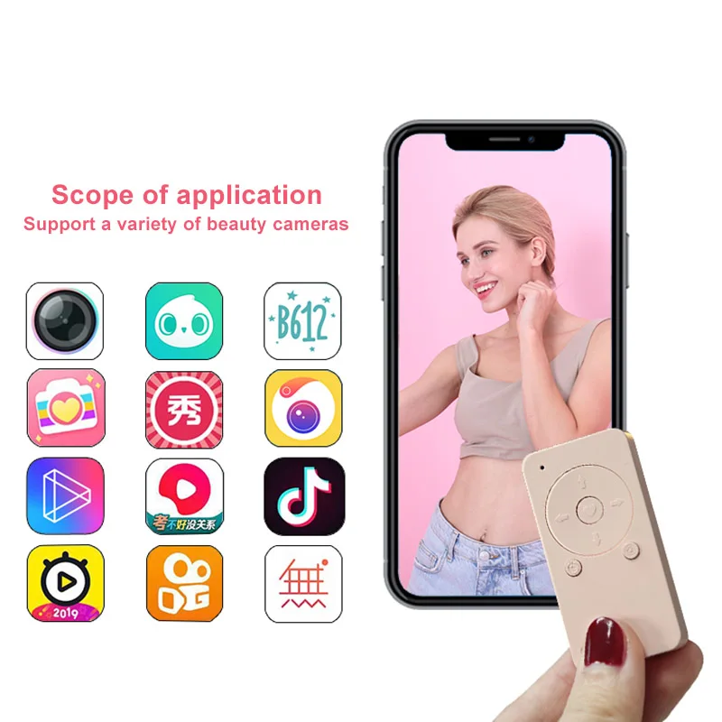 Bluetooth Wireless Remote Control Shutter Camera Phone Monopod Selfie for IOS Android LFX-ING | Электроника