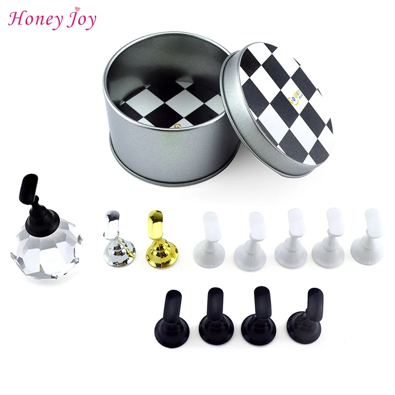 1 Набор красивые шахматные доски Типсы для ногтей подставка практики магнитный