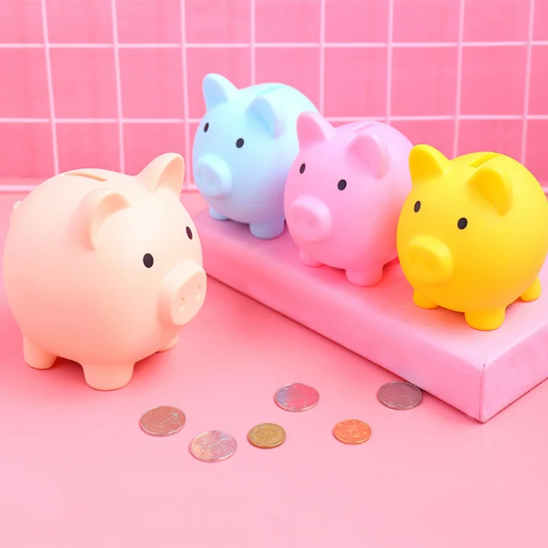 Мультфильм поросенок копилка монеты коробка для хранения детская игрушка