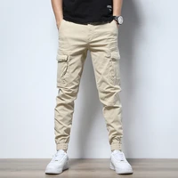korean style fashion jeans big pocket casual cargo pants men overalls streetwear designer hip hop joggers harem trousers