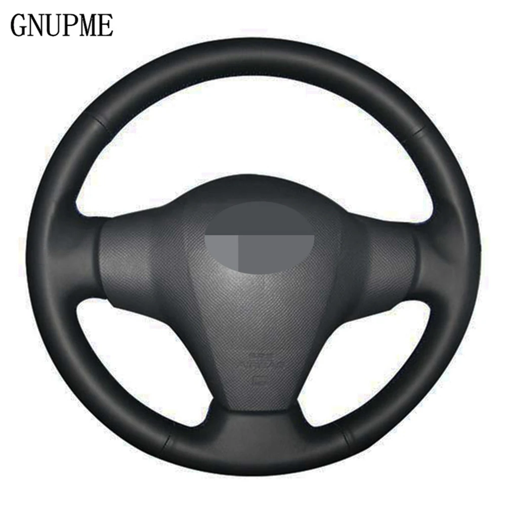 

DIY Hand-stitched Black Artificial Leather Car Steering Wheel Cover For Toyota RAV4 2006-2012 Vios 2008-2013 Yaris 2007-2011