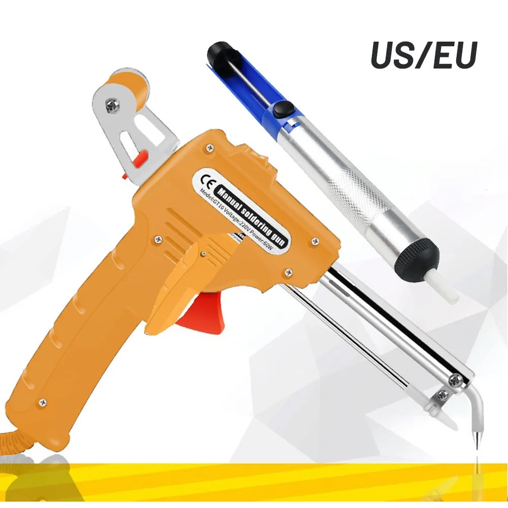 

110v 60w Auto Welding Electric Soldering Iron Temperature Tool Solder Tool Kits Electrical And Electronics Solder Parts Circuit