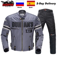 motorcycle jacket men suit new arrivals moto clothing set with protection pants hip protector moto equipment for men mesh jacket