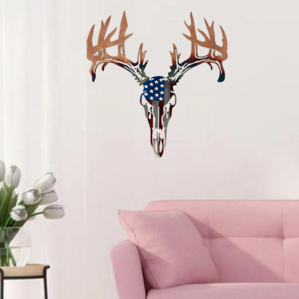 

Home Modern Unique Decor Metal Animal Head Wall Art Artwork Sculpture