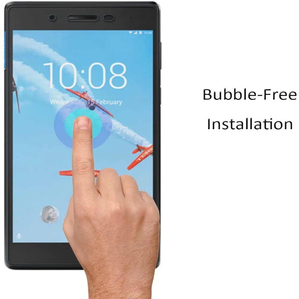 С уровнем твердости 9H закаленное стекло для Lenovo Tab 7 ТБ-7504X экран протектор 4 0