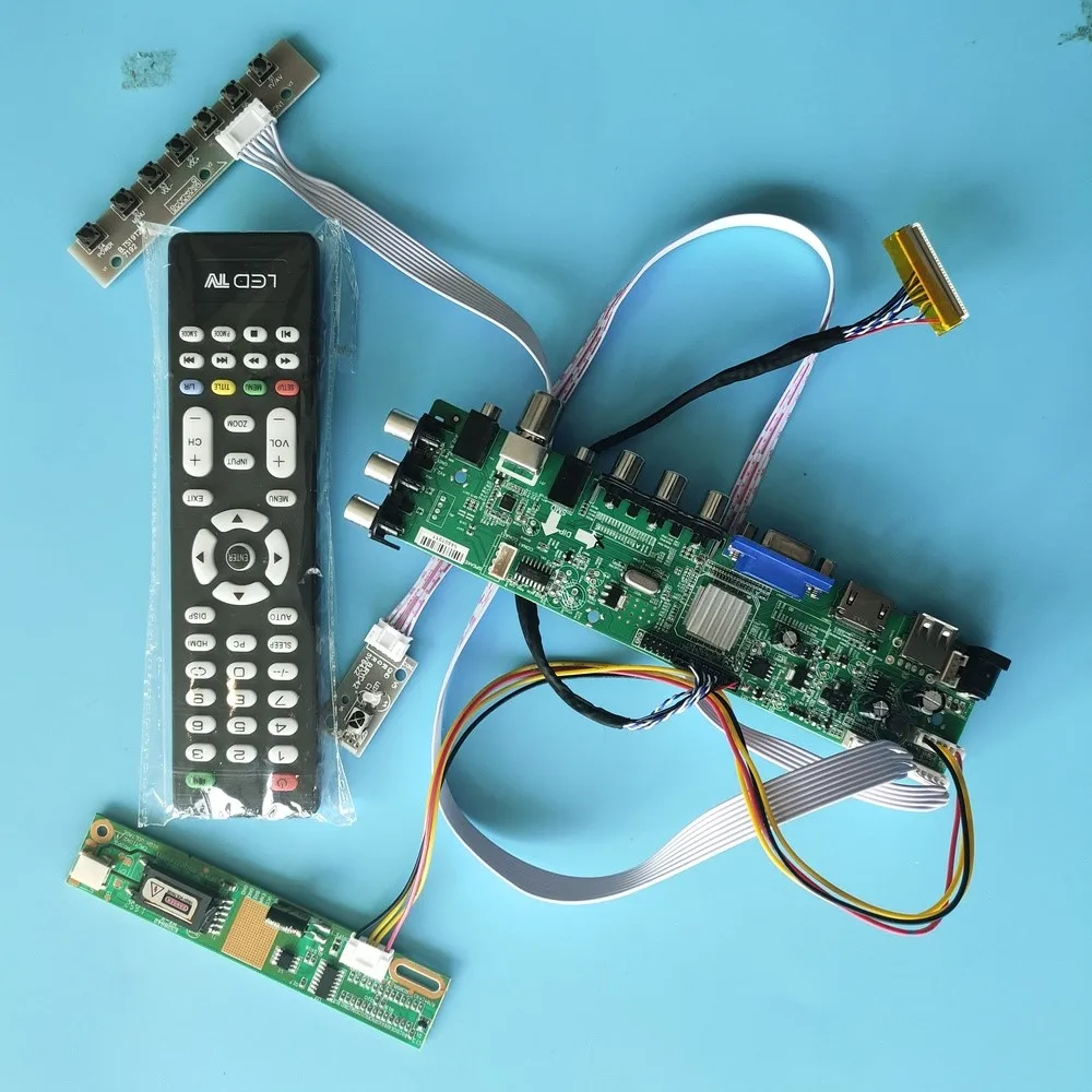 

Kit For N170C2-L01/N170C2-L02 1 CCFL Digital remote DVB-T HDMI LCD Panel 30pin Controller board 1440X900 TV VGA USB AV 17"