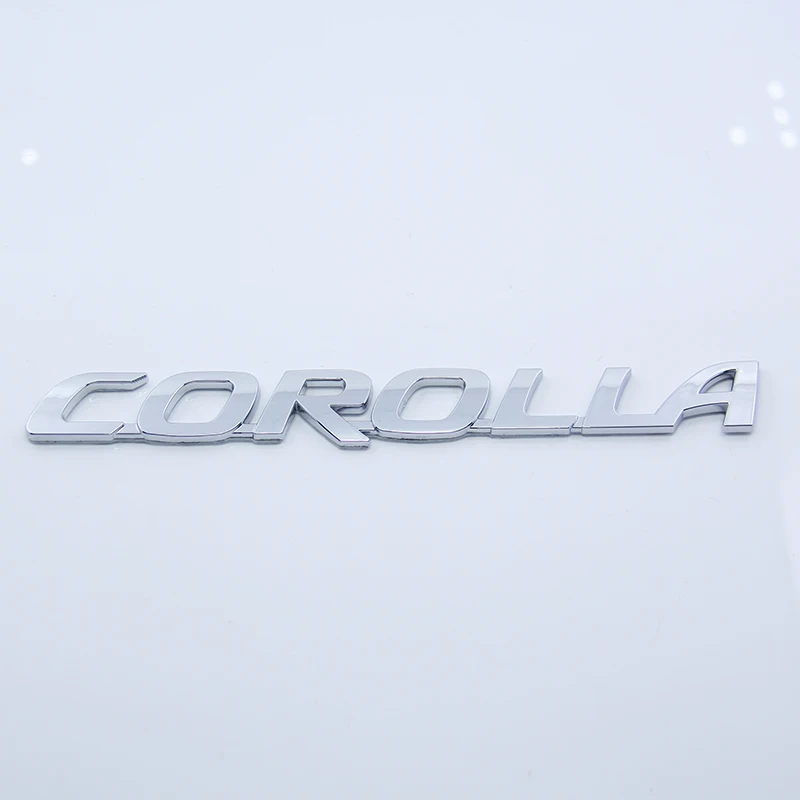 Литерная хромированная эмблема ограниченная спортивная марка X COROLLA 240G PREVIA CAMRY VVT i
