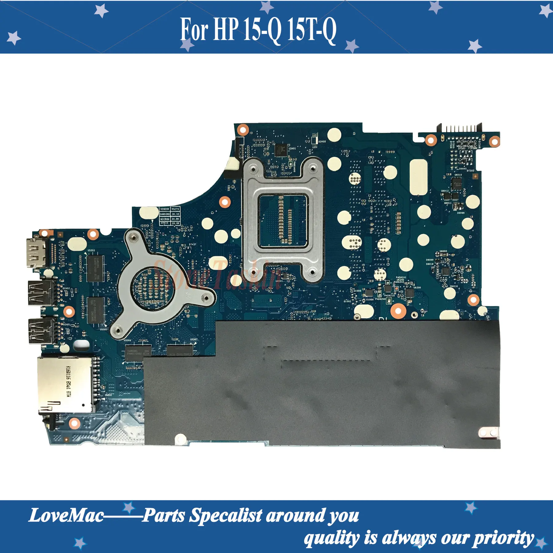 Высокое качество 765736-501 для HP Envy 15-Q материнская плата ноутбука 765736-601 SR1PZ I7-4712HQ DDR3