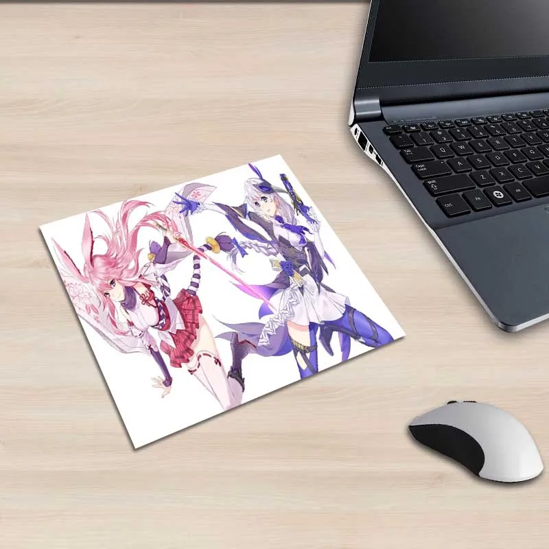 XGZ аниме квадратный коврик для мыши мультяшная милая девочка ноутбука ПК