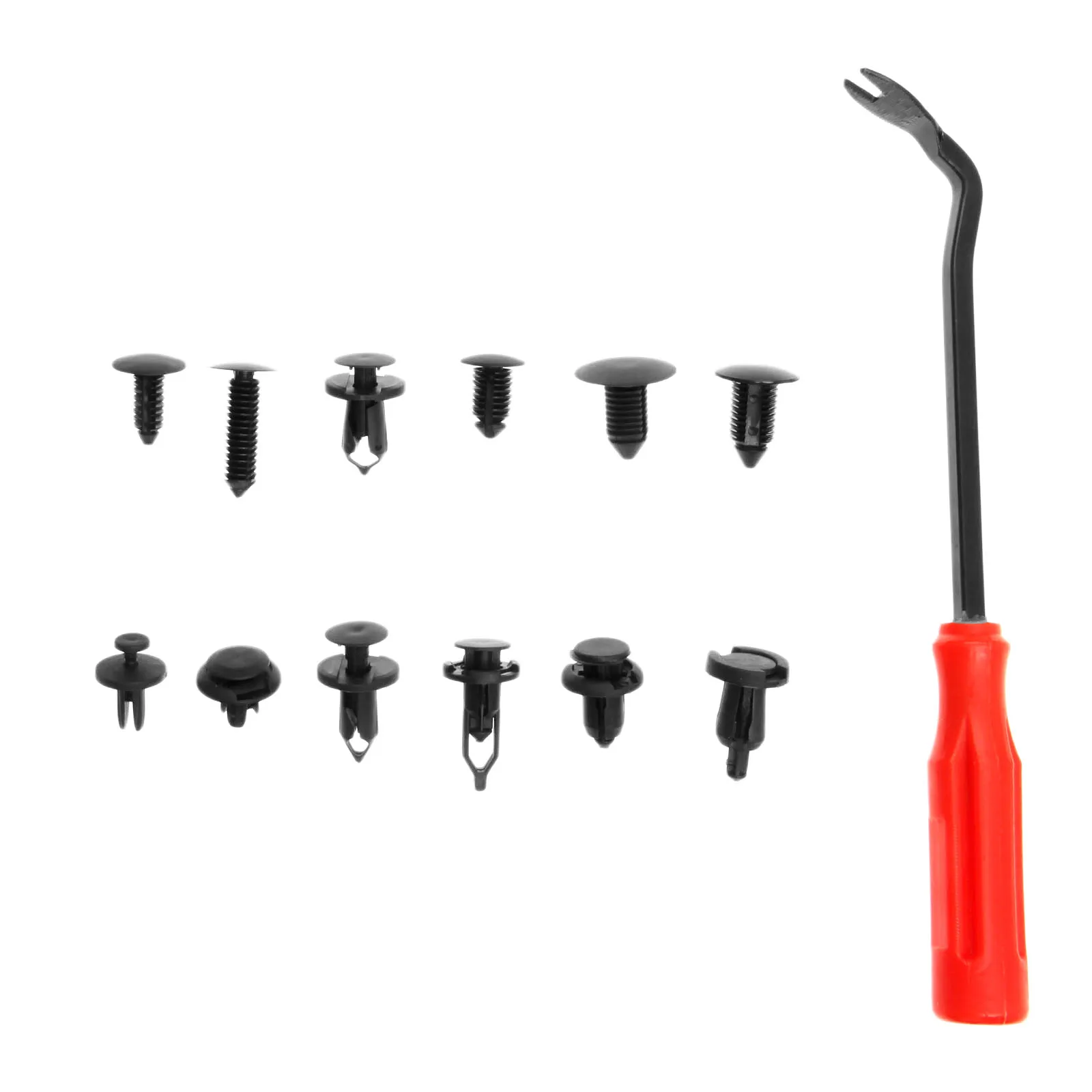 

240 Pcs Black Car Fastener Clips Car Interior Moulding Auto Rivet Clips For Volkswagen Beetle Bora Eos Fox Golf Car Accessories
