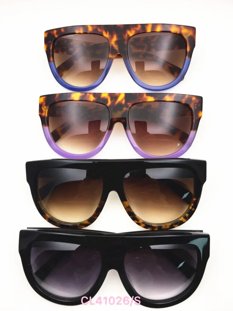 

NEW HOT Women Fashion Cat Eye 41026 Shadow Color Lenses Sunglasses Brand Design Gradient Sunglass Eyewear