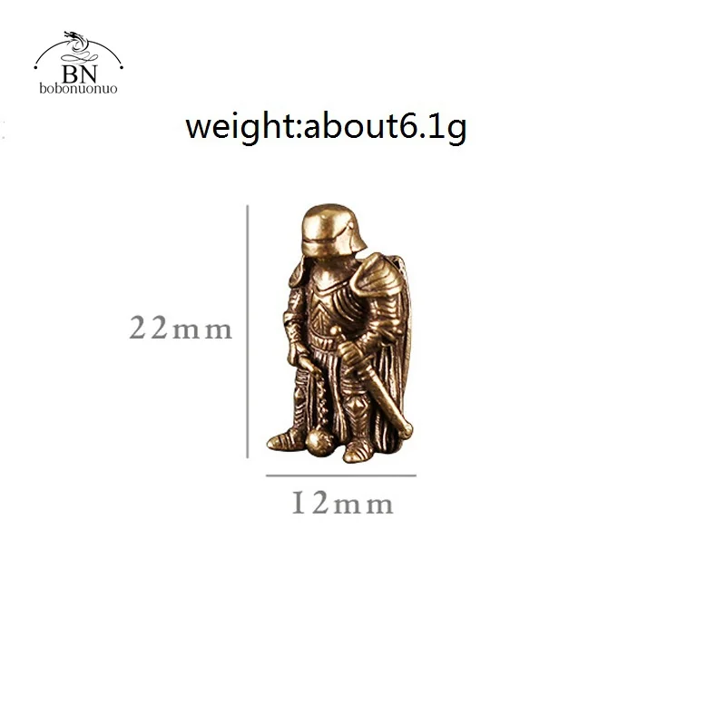 

Медные миниатюрные статуэтки воинов