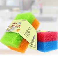 the new brush pot artifact household magic sponge kitchen cleaning brush microfiber scrub sponge dishwashing kitchen accessories