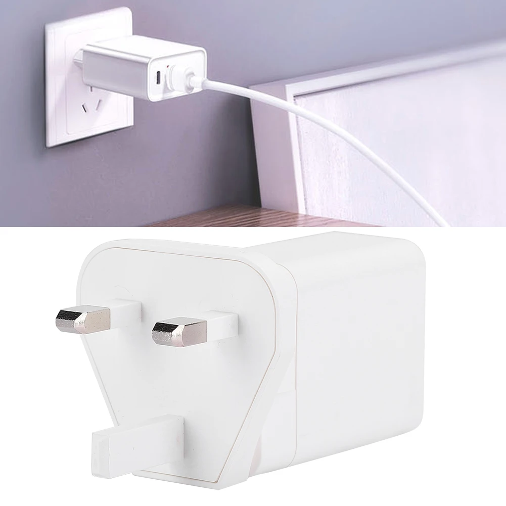 Складное Сетевое зарядное устройство с двумя USB-портами 18 Вт адаптер для быстрой