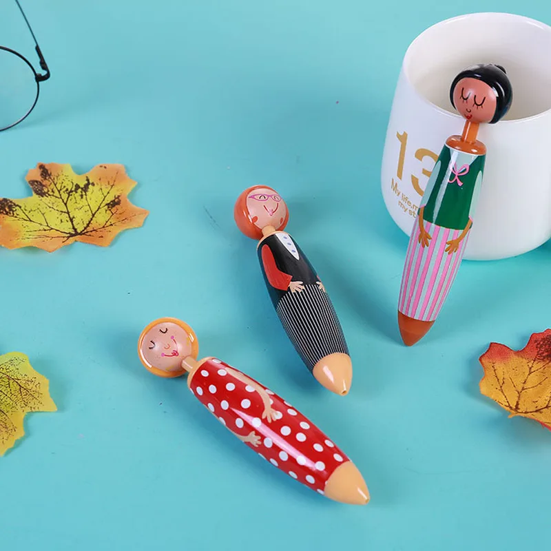 1 шт. случайный стиль корейские канцелярские товары мультяшная Шариковая