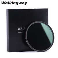 walkingway hd multi coated mc nd filter nd8 nd64 nd1000 neutral density lens filter for nikon canon sony camera 62 67 72 77 82mm