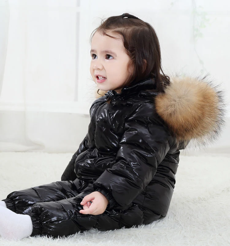 Детская одежда для русской зимы на 30 градусов комплекты одежды девочек новый год