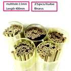 Буровое отверстие Ziyang, латунная трубка электрода OD2.5 * 400 мм, Multihole, 4 отверстия для сверлильного станка EDM