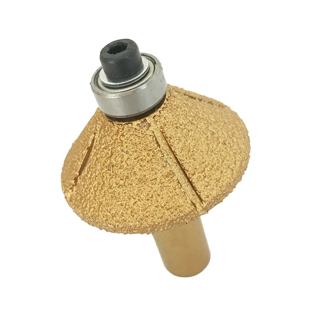 Радиус 12 мм буллноу Вакуумные Паяные алмазные фрезы для кромки каменной плиты