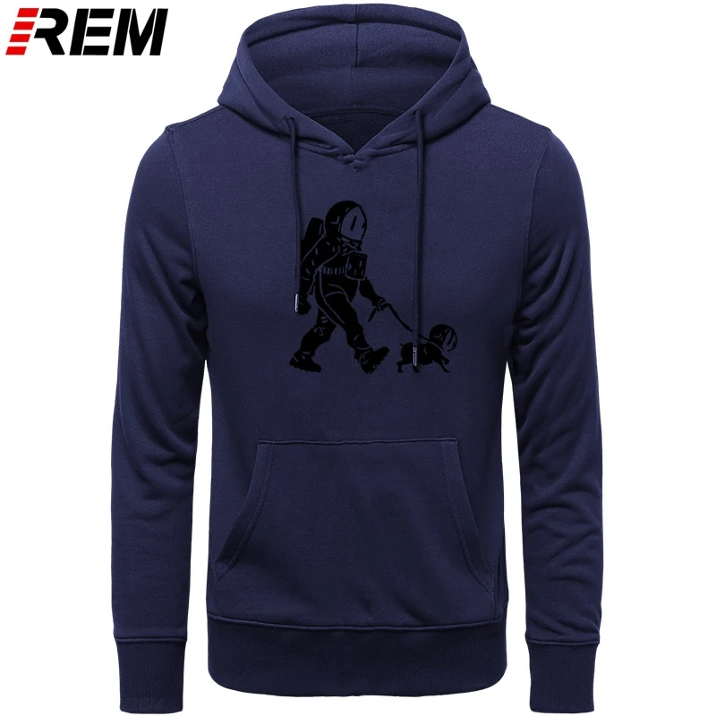 Мужские толстовки с капюшоном Ходячие мертвецы космический корабль космонавта