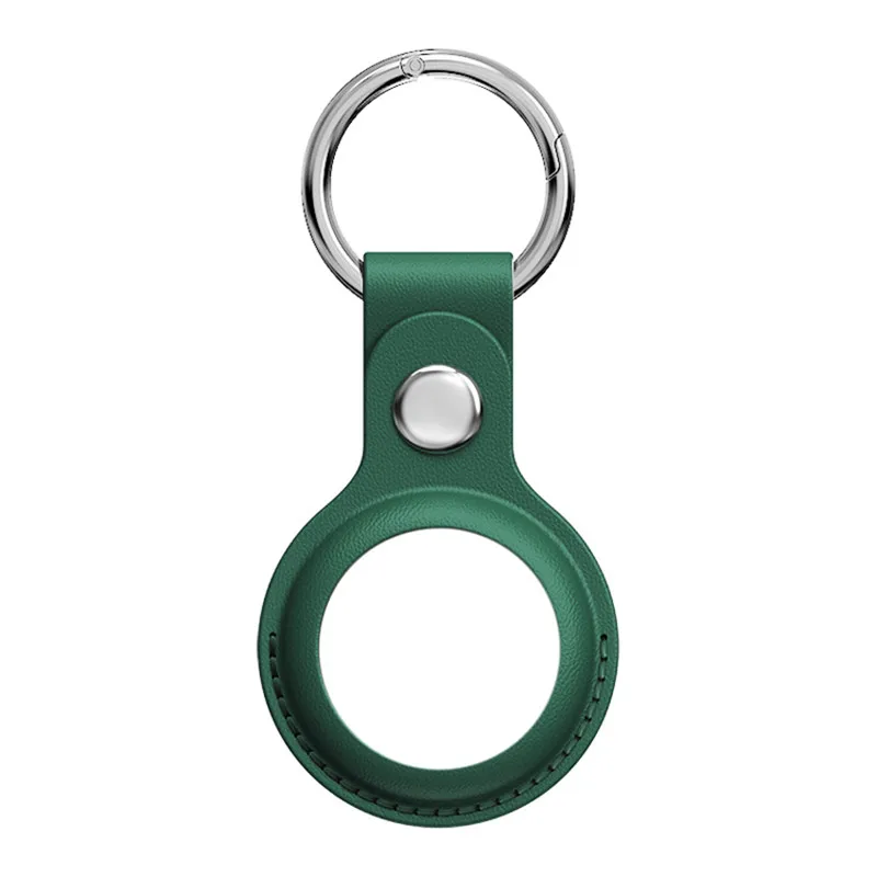 High quality Leather Case For Apple Airtags Protective cover Locator Tracker Anti-lost Device Keychain Protect Sleeve | Электроника