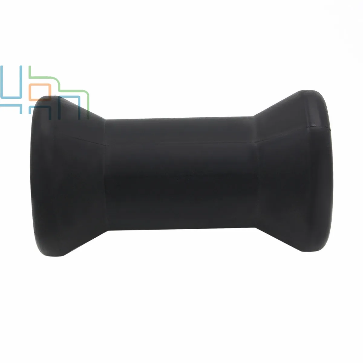 4 дюйма Ширина Лодочный Прицеп черный полиуретан катушки ролик 1/2 дюймов