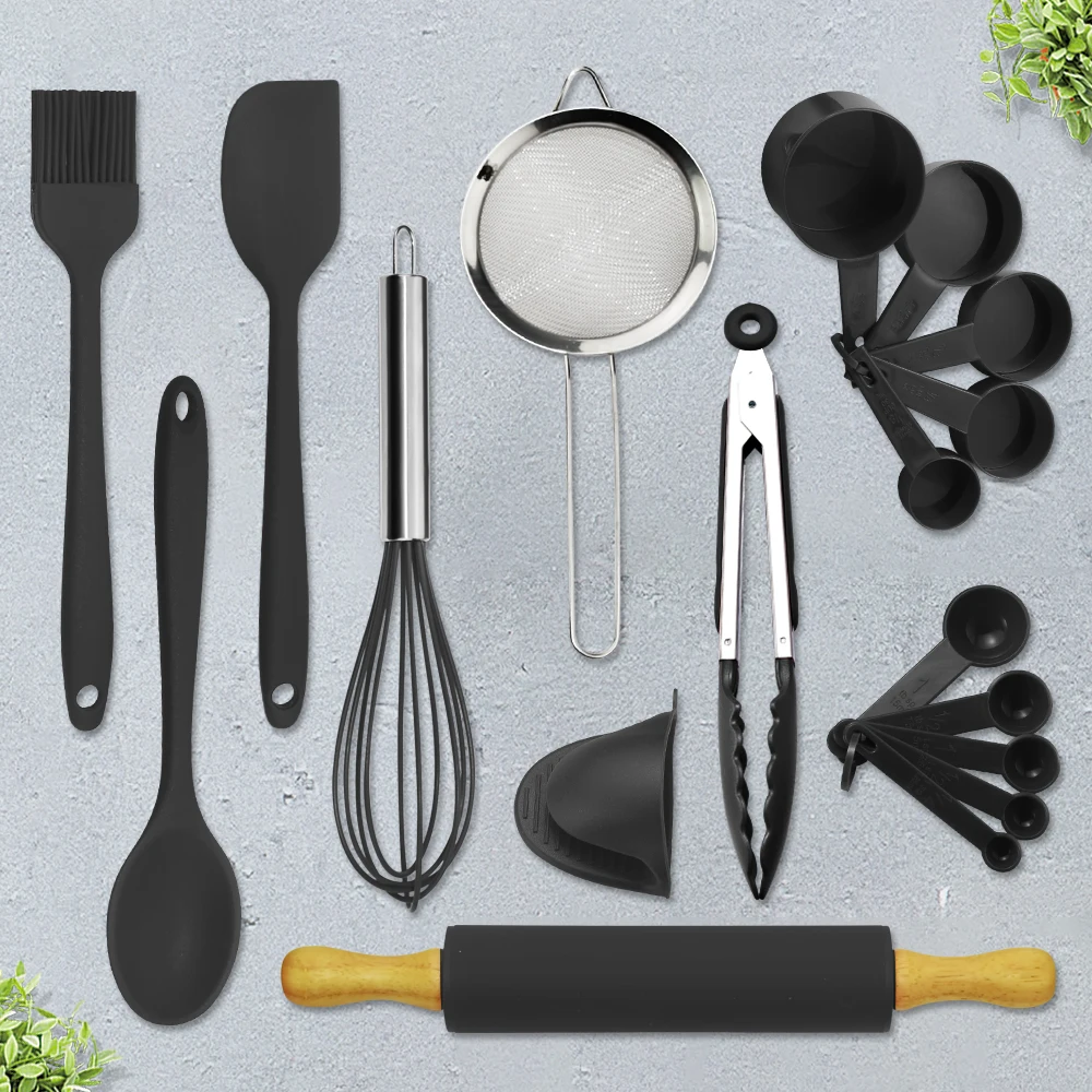 Кухонная силиконовая антипригарная кухонная ложка лопатка измельчитель яиц