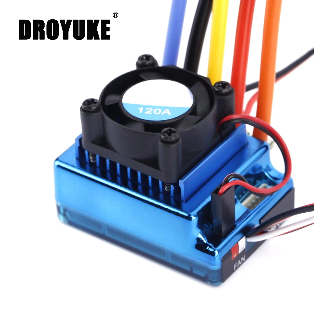 Контроллер скорости бесщеточный Droyuke 60A/120A ESC высокого качества 120A сенсорный BEC с