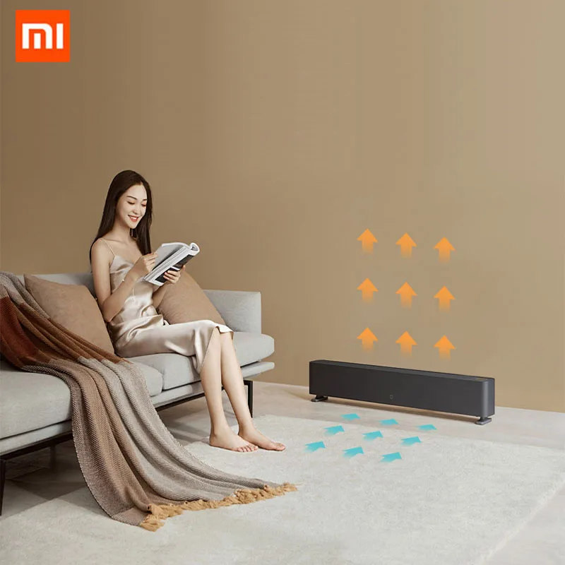

2021 Xiaomi Mijia Baseboard Electric Heater 1S Intelligent Thermostat Control 2200W IPX4 Waterproof Whole House Thermal Cycle