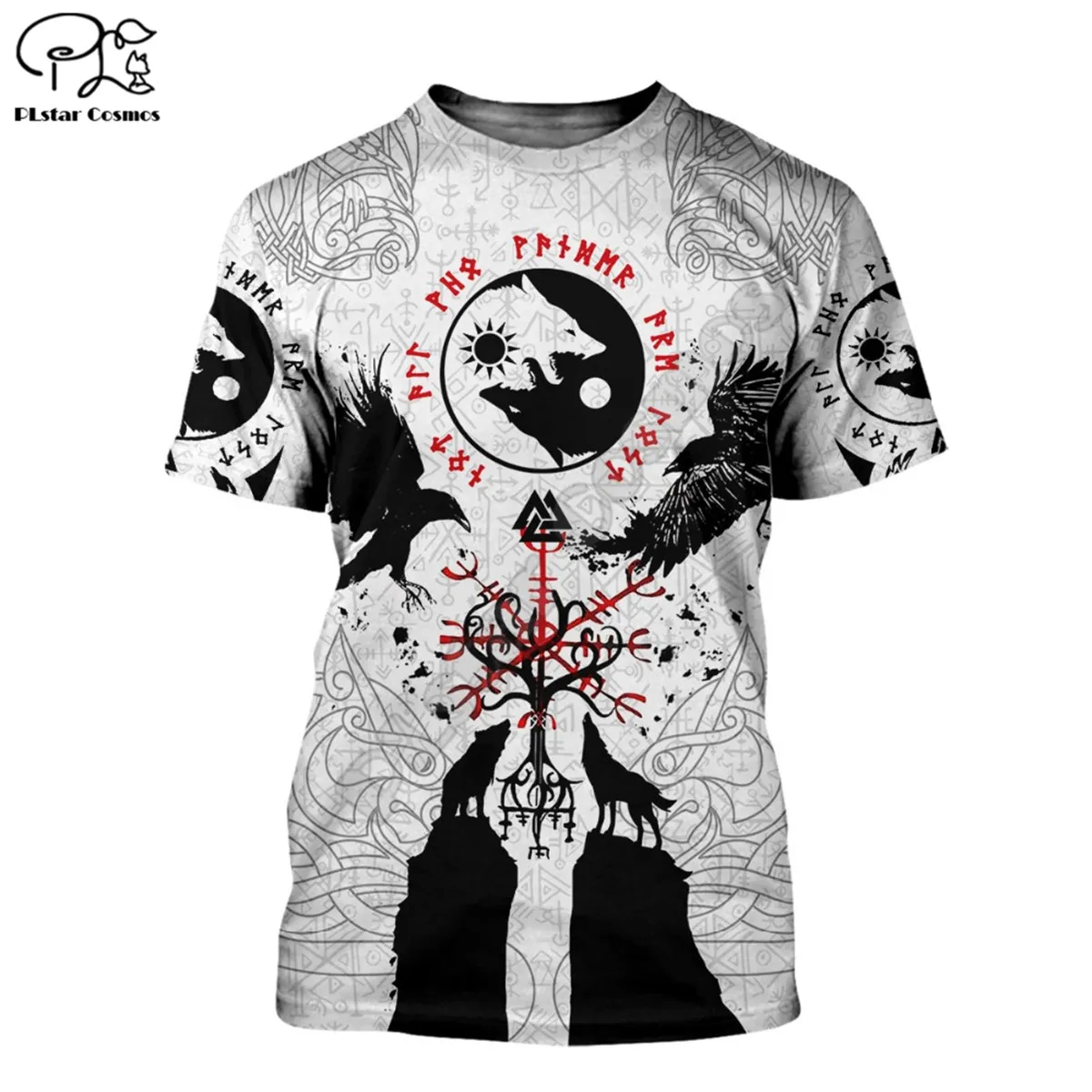 

PLstar Cosmos Viking Tattoos Knight Templar 3D Printed men for women t shirt Short sleeve summer hip hop tshirt size XS-7XL