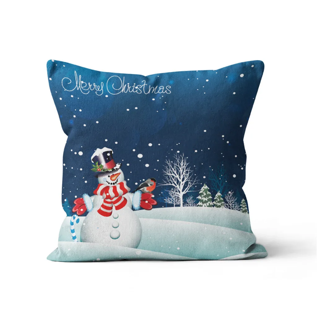 Рождественский подарок наволочки милый мультфильм Санта Клаус наволочка для